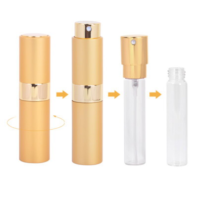 1 Pc 15ml Twist Top Aluminum Empty Spray Bottle - see  colors in description
