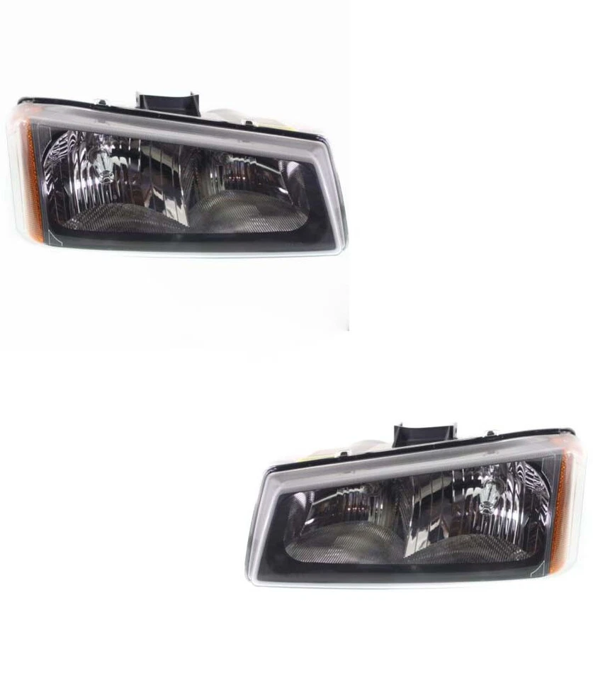 Headlights For 2003 2004 2005 2006 2007 Chevy Silverado Classic With Signals Foto 3 de 4