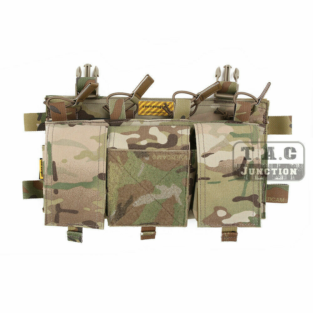 Emerson Tactical QUAD 5.56 Placard Magazine Pouch Swift Clip for 
