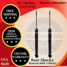 KYB OEM Rear Shocks For 2016-2018 Kia Optima Korean Built Lifetime Warranty
