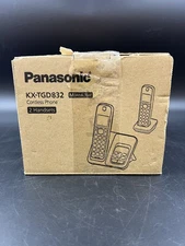 Panasonic KX-TGD832 Cordless Telephone System w/ Two Handsets
