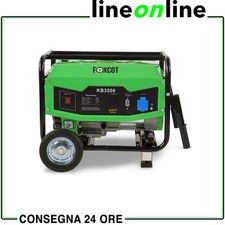 Generatore di corrente 3,0 Kw Foxcot KB3500 per casa con scheda AVR integrata