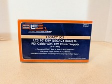 Lionel 6-81499 10’ DB9 (Legacy Base) To PDI Cable With 12v Power Supply