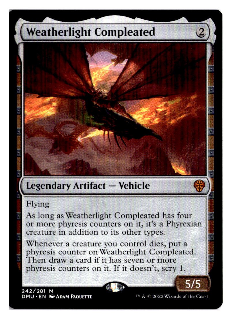 Weatherlight Compleated Foil M Prerelease Cards 242 NM