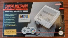 Super Nintendo Console With Instructions And Super Mario World - Working - PAL