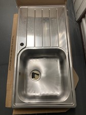 Howdens Lamona Stainless Steel Kitchen Sink Single Bowl.