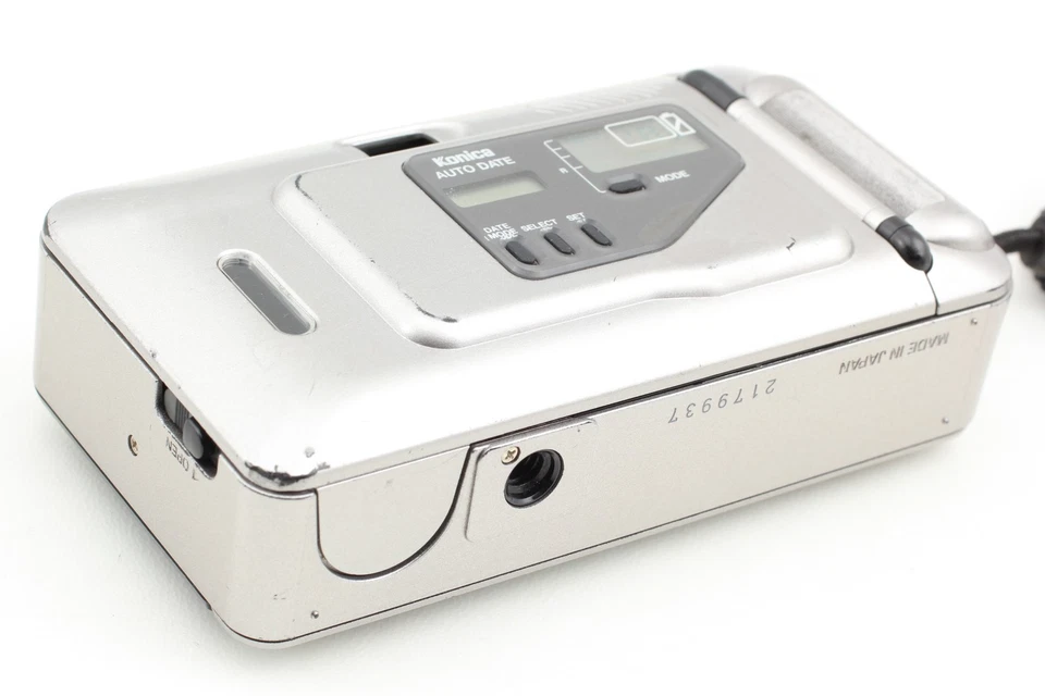 LCD Works KONICA BIG MINI A4 Silver POINT & SHOOT 35mm FILM CAMERA From JAPAN - Image 4 of 4