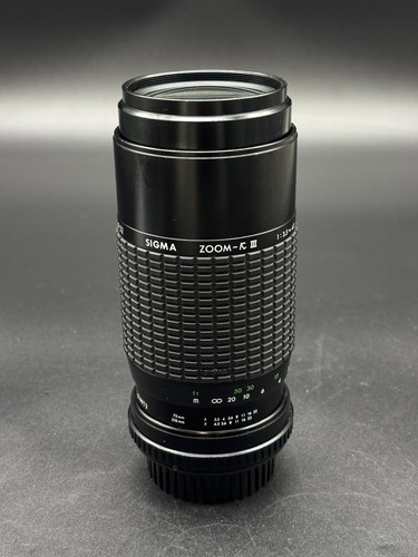 SIGMA ZOOM - K III 1:3.5-4.5 f=75-210mm MULTI -COATED Lens