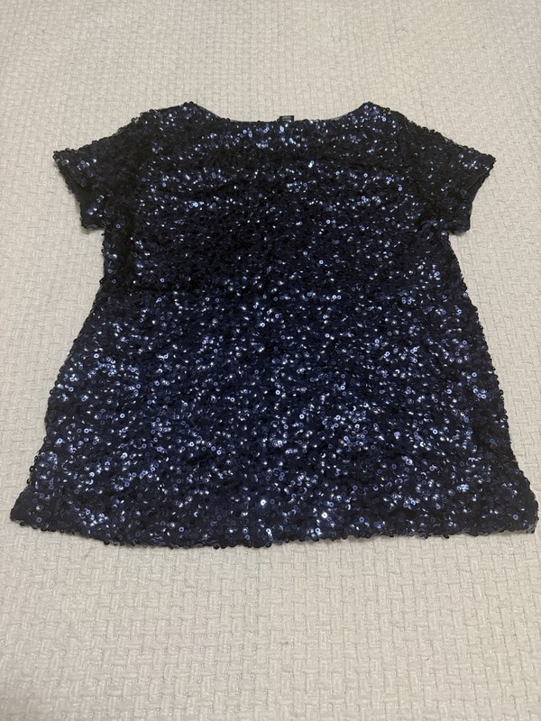 White House Black Market women’s sequins top, size small. 