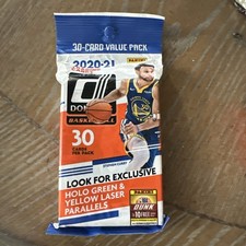 Panini Donruss 2020-21 Basketball Cello Pack (Holo Green and Yellow Laser...
