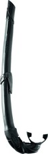 Cressi Corsica Freediving Spearfishing Scuba Snorkel - Black, Ultra-Flexible