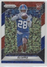 2016 Panini Prizm Rookie Red White & Blue Disco Prizm Eli Apple #223 0c2