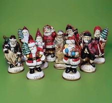 HUGE LOT of Memories Of Santa's Reproductions Signed Christmas Ornaments 10pc