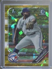 2019 Bowman Chrome Draft Sapphire Edition Gold 7/15 Alek Manoah #BDC-3 7c5