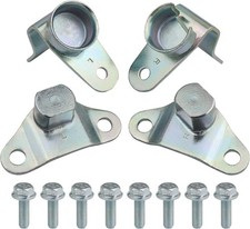 Tailgate Hinge Kit Wbolts For Rear Tail Gate Door Hinge Silver