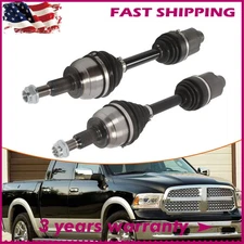 Pair Front CV Axle Shaft for 2006-2011 Dodge Ram 1500 4WD 2007 2008 2009 2010