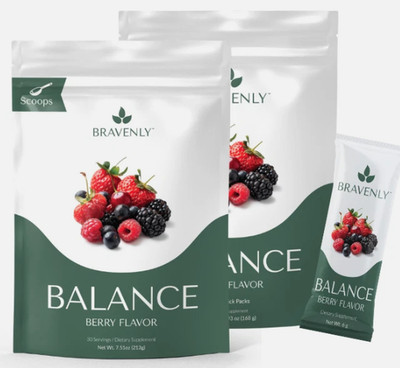 Balance, Mixed Berry Flavor Powder, 30 Serving Bag, NEW