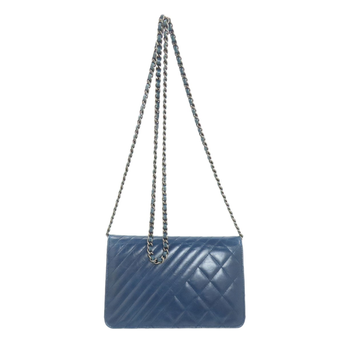 CHANEL COCO Matelasse Long Wallet with Coin Pocket & Silver Hardware image 2