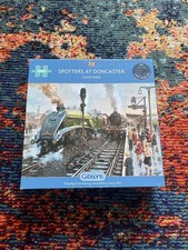 Spotters At Doncaster 1000 Piece Jigsaw Puzzle Complete Great Condition
