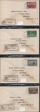 CANADA 1946 PEACE ISSUE REGISTERED FDC SET 14c 20c 50c $1 HIGH VALUE OTTAWA TO N
