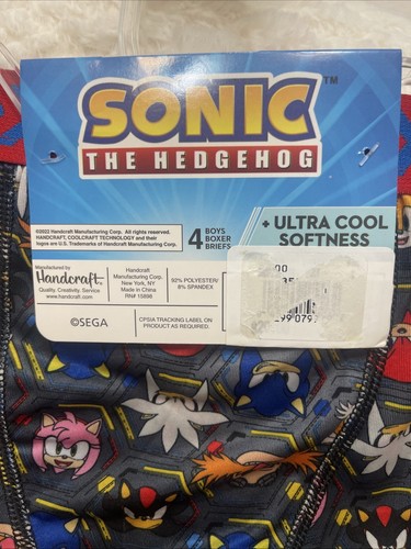 Sonic the Hedgehog Boys' Underwear Multipacks BoxerBriefs Sz 8 FREE SHIP - Picture 7 of 11