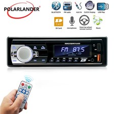Single Din Car Stereo Bluetooth MP3 Player Dual USB SD FM Radio 60W x 4
