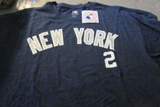 New York Yankees Derek Jeter Jersey T-Shirt 2XL XXL New w/ Tags 2 Blue