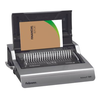 Fellowes Galaxy-E Elektrische Kammbindemaschine Schwarz/Silber 5622101