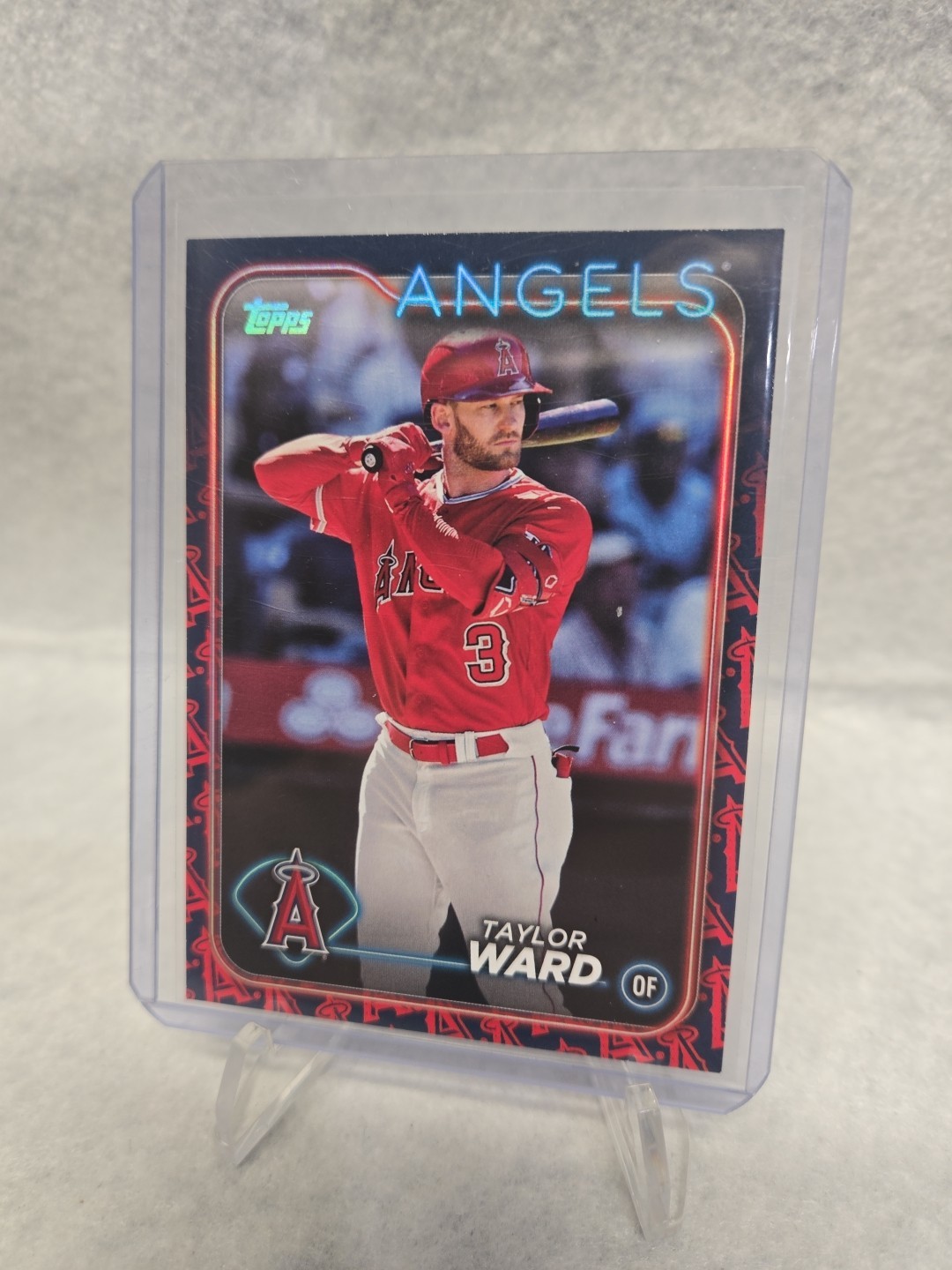 Taylor Ward  2024 Topps Series 1 Team Color Border  #332 LA Angels B2