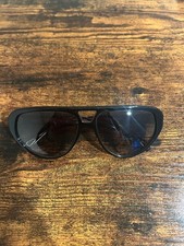 Women's Black Aviator Chloe Sunglasses