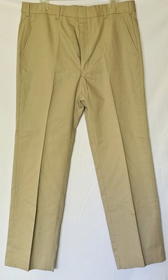 Mens Steeplechase by Hagger Khaki Color Chino Style Pants Size 34W X 30L