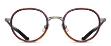 New Matsuda M3134 AG-DTO Round Antique Gold/Dark Tortoise 47 mm Men's Eyeglasses