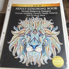 Selah Works Prints Adult Coloring Book Animals Mandalas Flowers Paisley