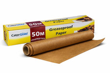 Baking Parchment Paper 50m x 40cm Roll Greaseproof Non Stick Catering Kitchen