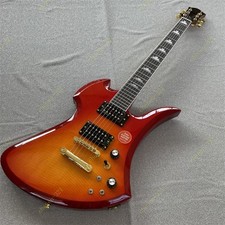 Mockingbird Solid Electric Guitar Stainless Rounded Fret Edge Cherry Sunburst