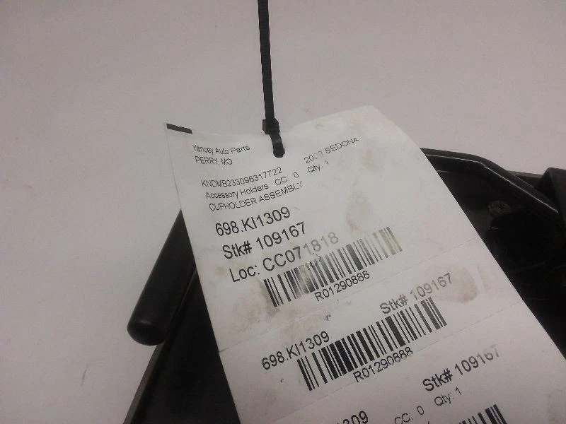 2007-2012 2014 Kia Sedona conjunto de mesa central com porta-copos fabricante de equipamento original - Imagem 3 de 3