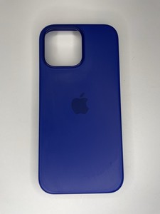 APPLE Silikon Case mit MagSafe Backcover Apple iPhone 16 Pro Max Ultramarin