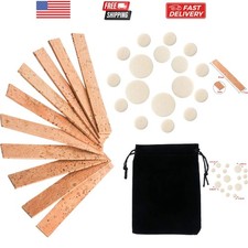 27 Pieces Clarinet Cork Replacement Kit with 10 Pcs Clarinet Joint Cork Repla...