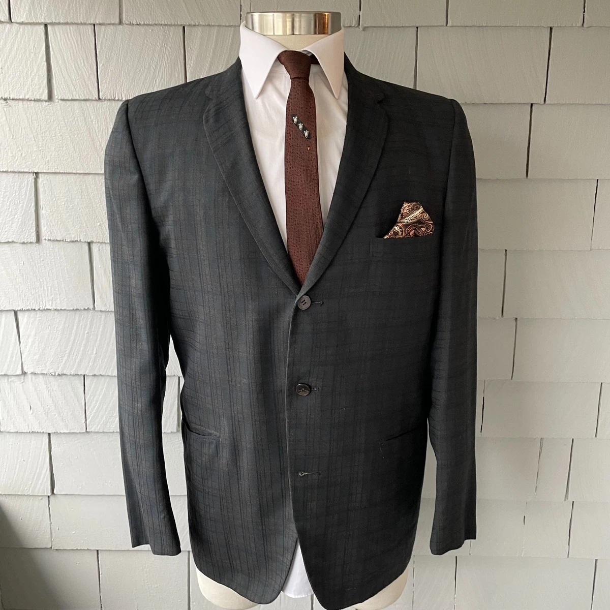Green 1950s Vintage Suit Jackets & Blazers for Men for sale | eBay