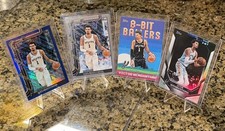 Victor WEMBANYAMA Topps 4-Card Lot Blue Glitter + 8-Bit + Rainbow Foilboard