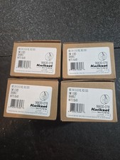 Kwikset One Sided Deadbolt Matte Black 96630-078 Lot of 4 NIB