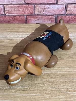 Vintage Fetch Armstrong Hund 12 Zoll große Figur Sammlung Kappe Spielzeug Stretch Armstrong