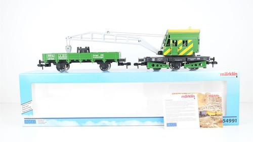 Märklin Spur 1 54991 Kranwagen mit Beiwagen 6804 DB Delta Digital | Condition: Gebraucht