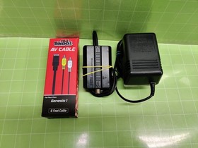 Sega Genesis Model 1 Console Bundle W/ 9 Games+Extra  -TESTED WORKING-