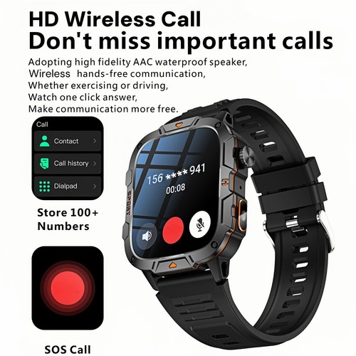 2025 Smart Watch Men/Women Waterproof Smartwatch Bluetooth For iPhone Android - Picture 3 of 17