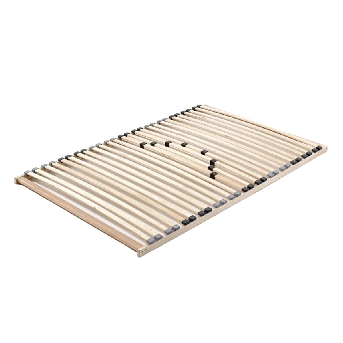 Sommier enfant 140x200cm premium 26 lattes beige finition tapissier
