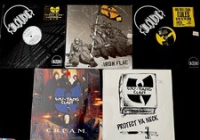 Wu-Tang VINYL LOT Iron Flag PROMO, CREAM, Protect Ya Neck, Rules, Uzi ?? 5 Total