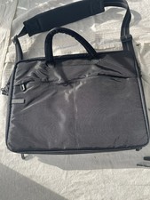 Dell Black Nylon Laptop Briefcase Bag 17" Shoulder Strap Laptop Case Very Padded