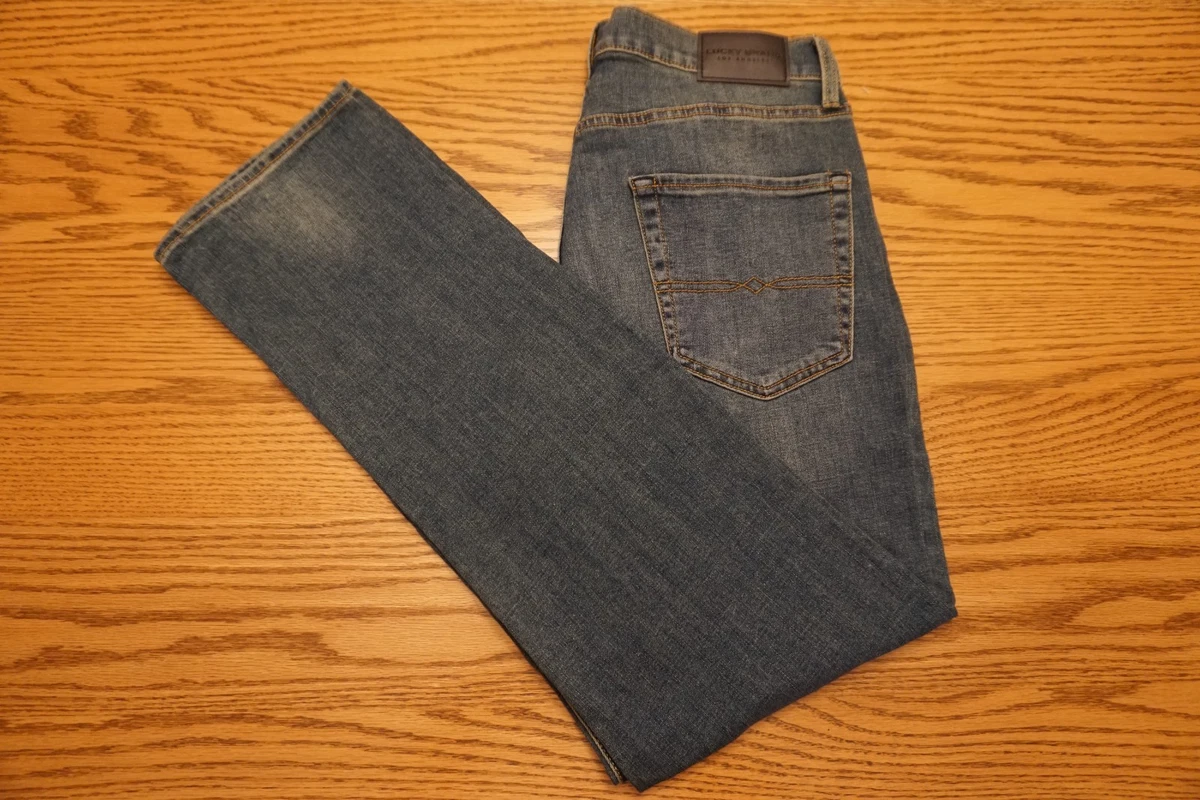 Lucky Brand Men's Jeans Big and Tall 410 Athletic Fit Jeans, Barite, 42W / 30L