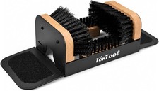 Boot Brush Scraper Outdoor Heavy Duty Boot Cleaner Brush Outdoor W/ Natural